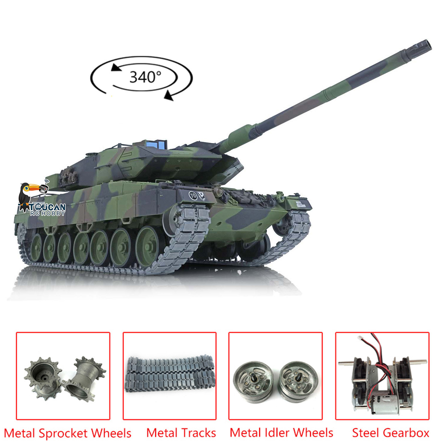 Rc Hobby Tank - US Stock Toy Heng Long 1/16
