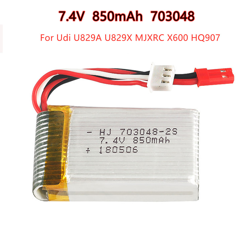 Rc Hobby Helicopter - 1-5Pcs 2S 7.4V 850Mah 703048 Lipo