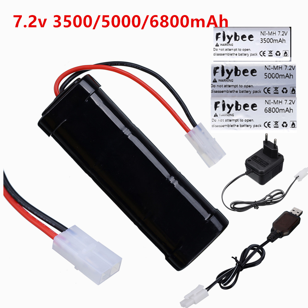 Rc Hobby Tank - Nieuwe 7.2V Batterij 5000/6800mAh NiMH batterij