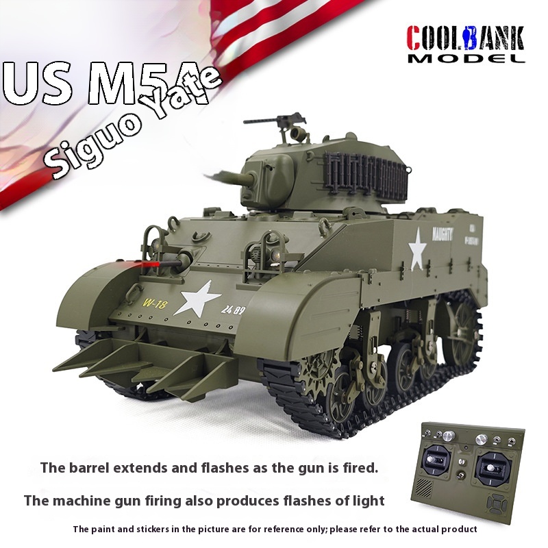 Rc Hobby Tank - 1:16 Rc Tank Usa Stuart M5a1