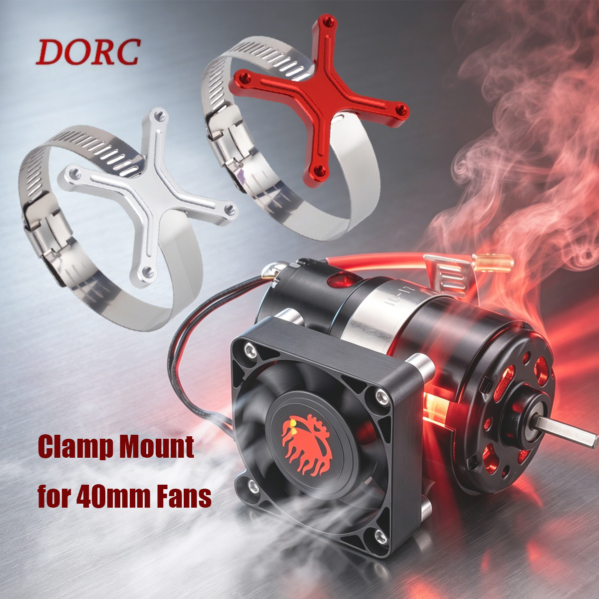 Rc Hobby Motor - Universele Verstelbare Fan Mount 30-49mm Breed
