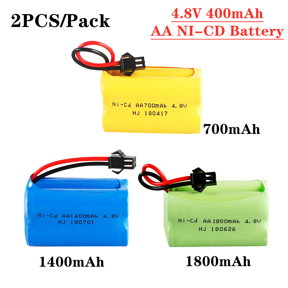 Rc Hobby Tank - 4.8v 700/1400/1800mah NiCd Batterij Ni-Cd Batterij