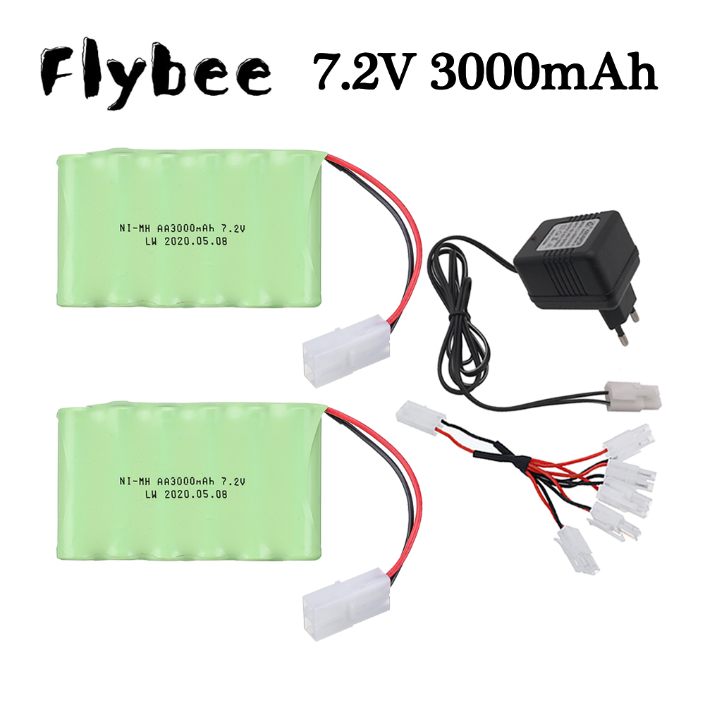 Rc Hobby Tank - (Tamiya Plug) 3000Mah 7.2V Batterij Voor