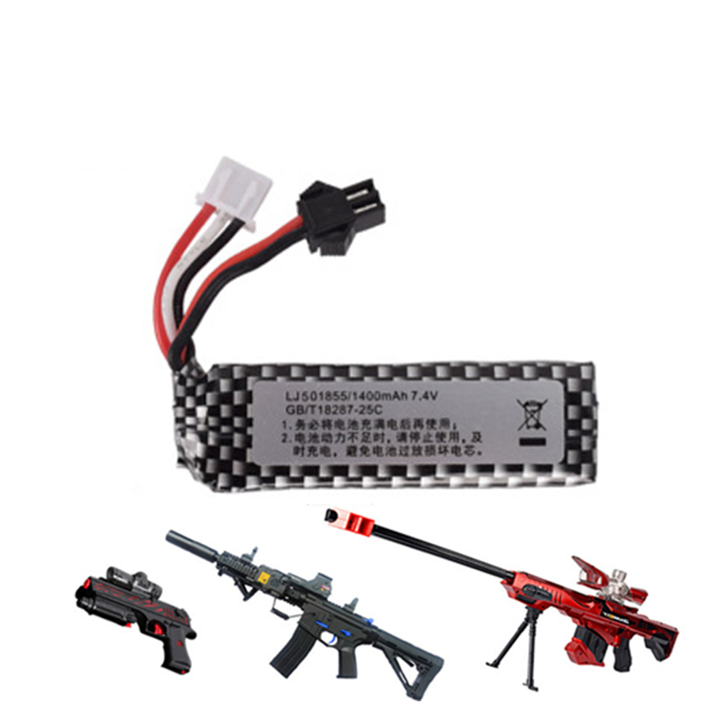 Rc Hobby Usa - 7.4V 1400Mah 25C 501855 Lipo Batterij