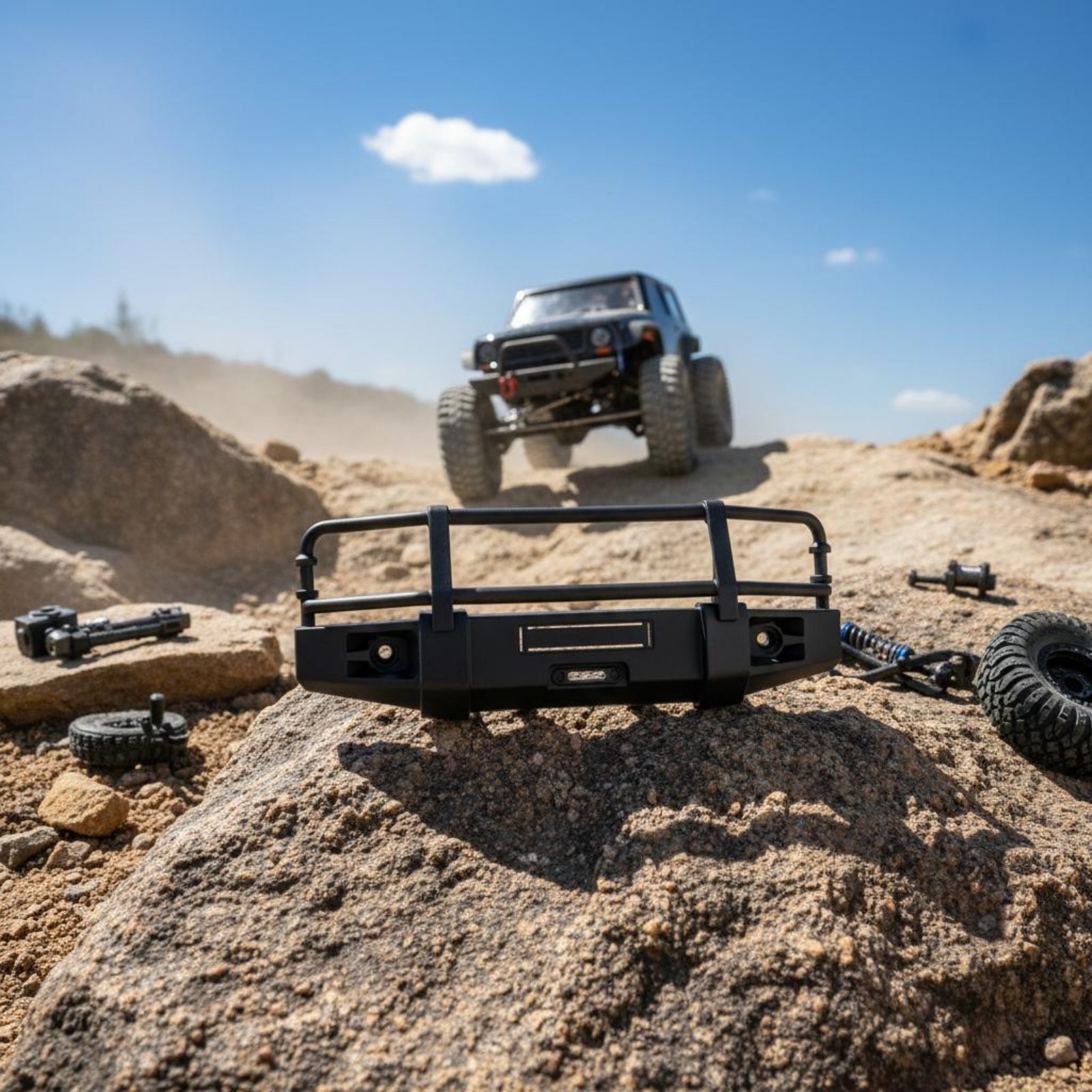 Rc Hobby Motor - RC Crawler voorbumper Model Auto Upgrade