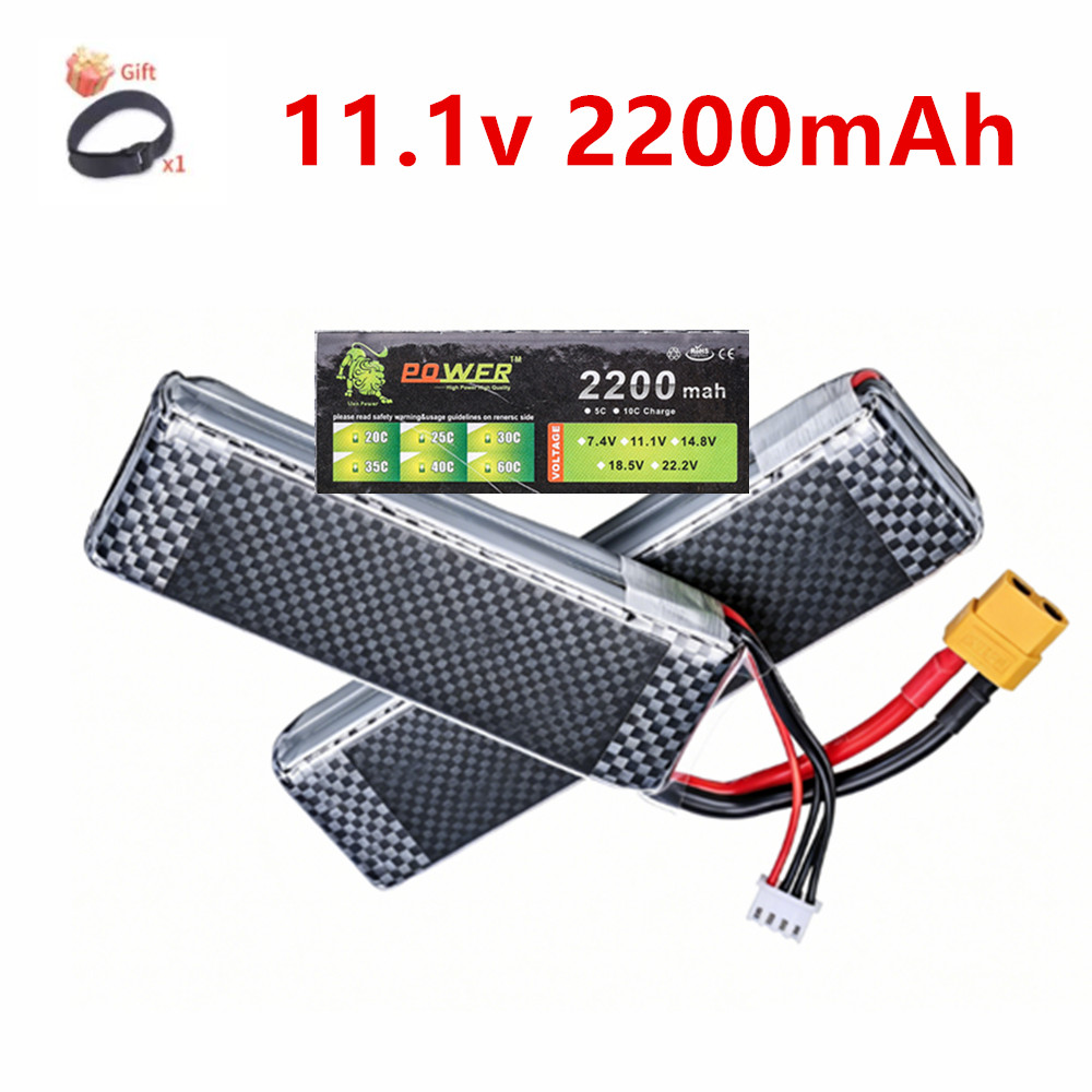 Rc Hobby Helicopter - 3S 11.1V 2200mAh 35C Lipo-batterij met