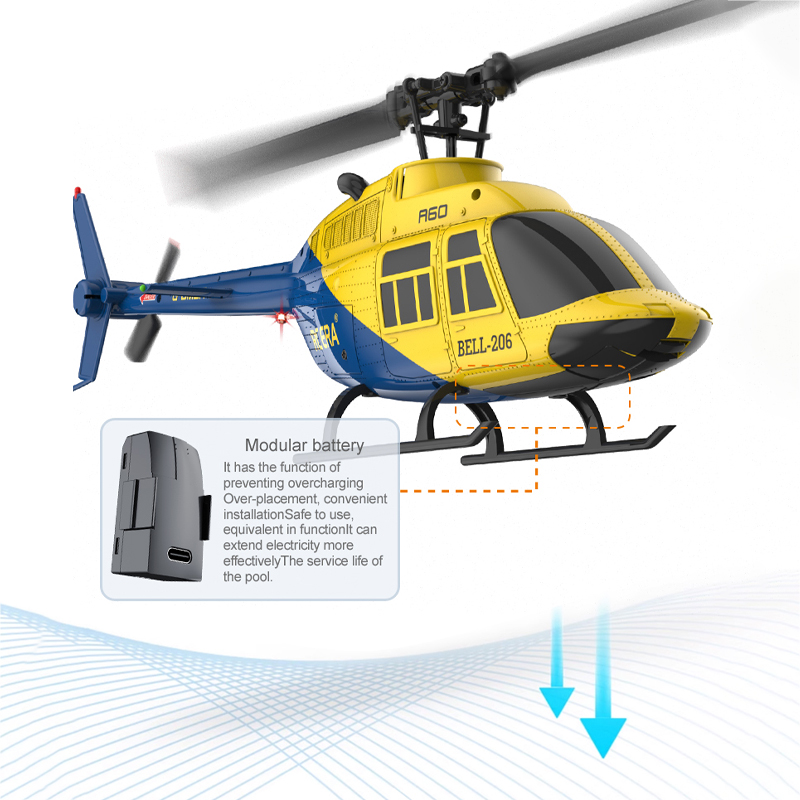 A60 RC Helicopter 2.4G 6-Aixs  - Rc Hobby Helicopter recensie en prijs