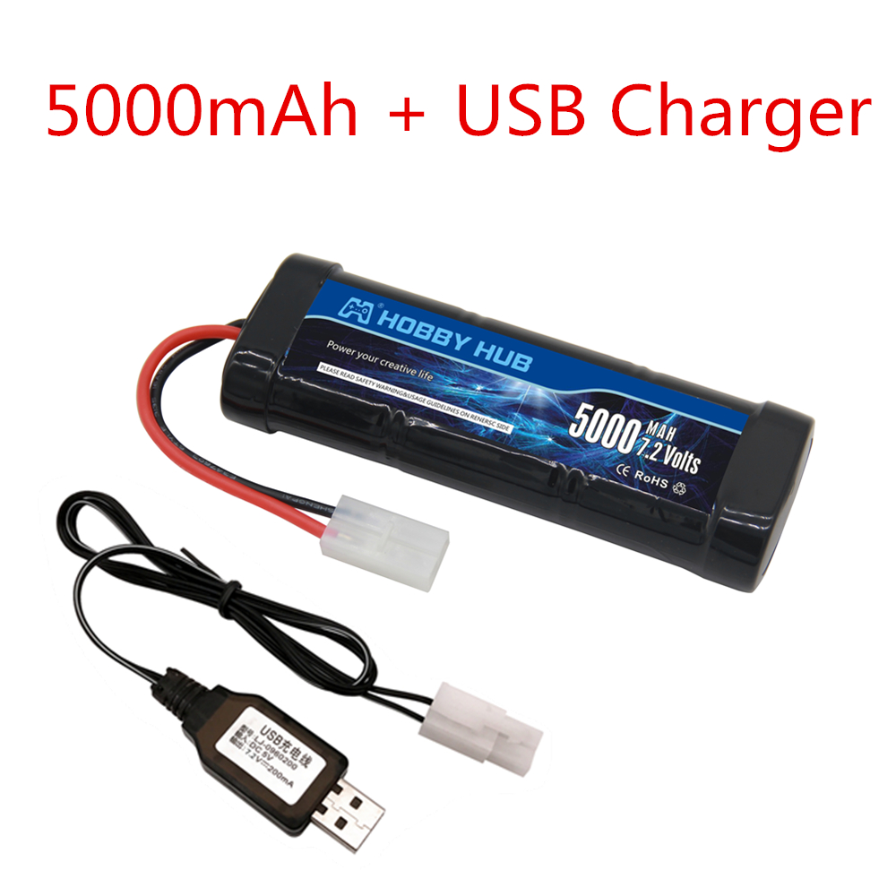 7.2V 5000mAh Ni-Mh-batterij me - Rc Hobby Usa recensie en prijs