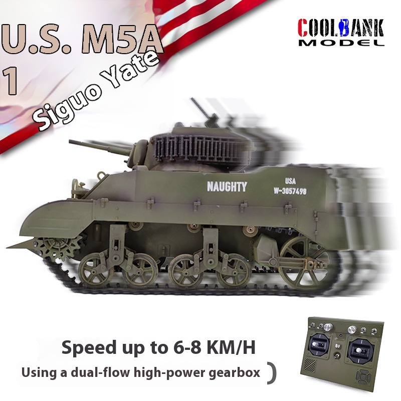 1:16 Rc Tank Usa Stuart M5a1 L - Rc Hobby Tank recensie en prijs