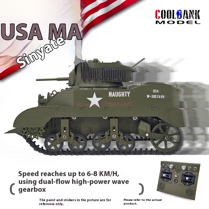 1:16 Rc Tank Usa Stuart M5a1 L - Rc Hobby Tank recensie en prijs