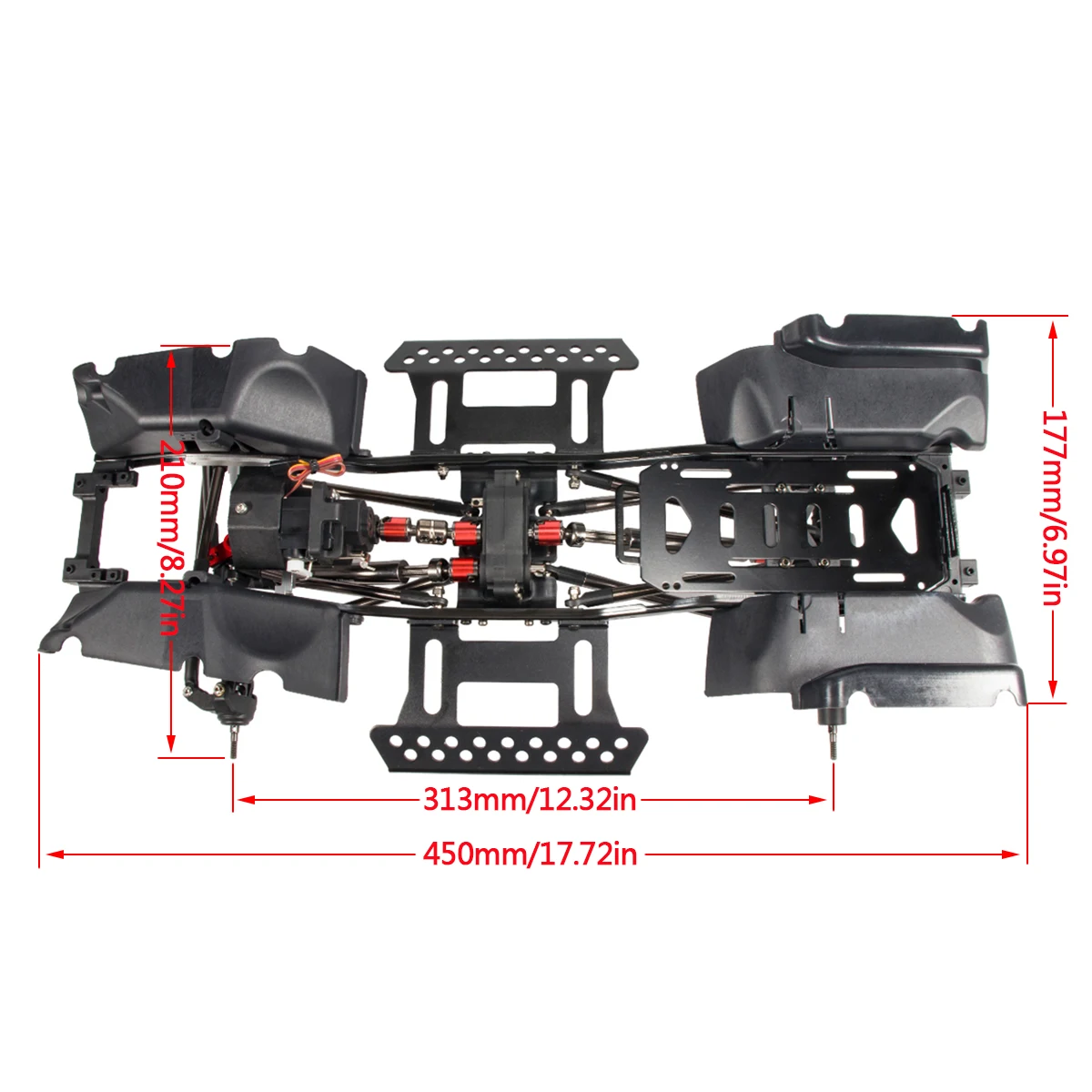 1/10 Rc Crawler Chassiskit Met - Body Shell Rc recensie en prijs