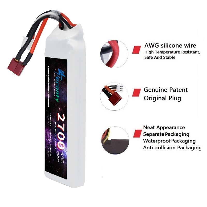 1/3 Stuks 2S 7.4V Lipo Batteri - Rc Hobby Tank recensie en prijs