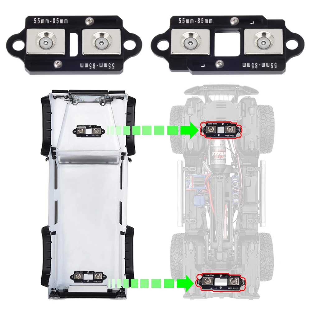 4 STUKS 55-85mm Verstelbare Ma - Body Shell Rc recensie en prijs