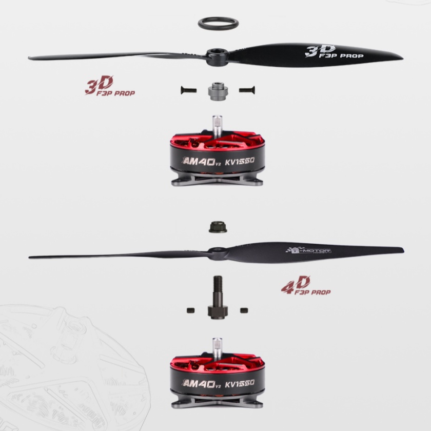 T-Hobby AM40 V2 3D/4D 2-3S Kra - Rc Hobby Motor recensie en prijs