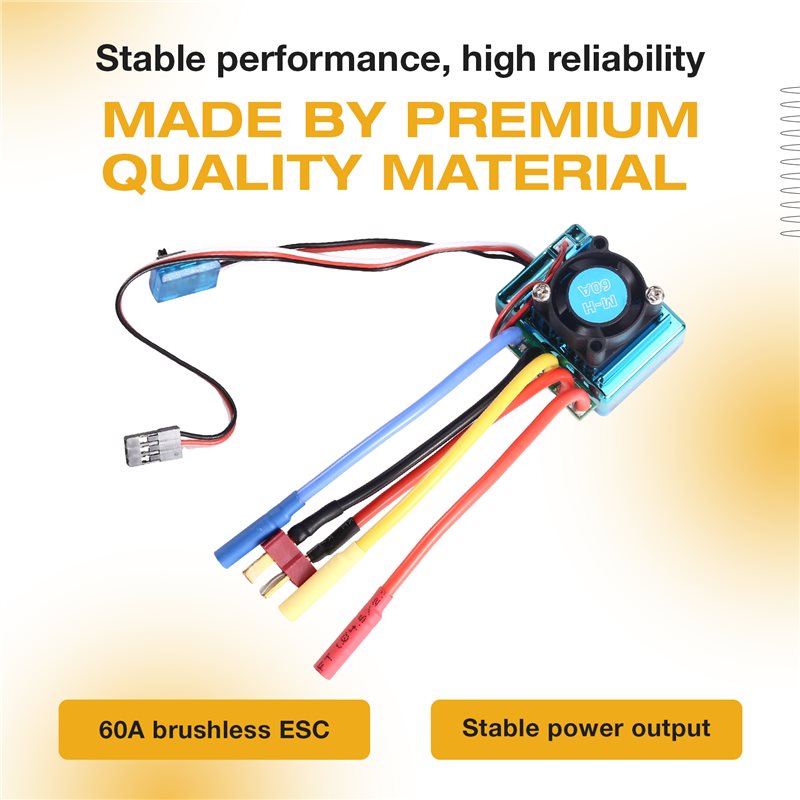 MACH-60A Borstelloze ESC Snelh - Rc Hobby Motors recensie en prijs