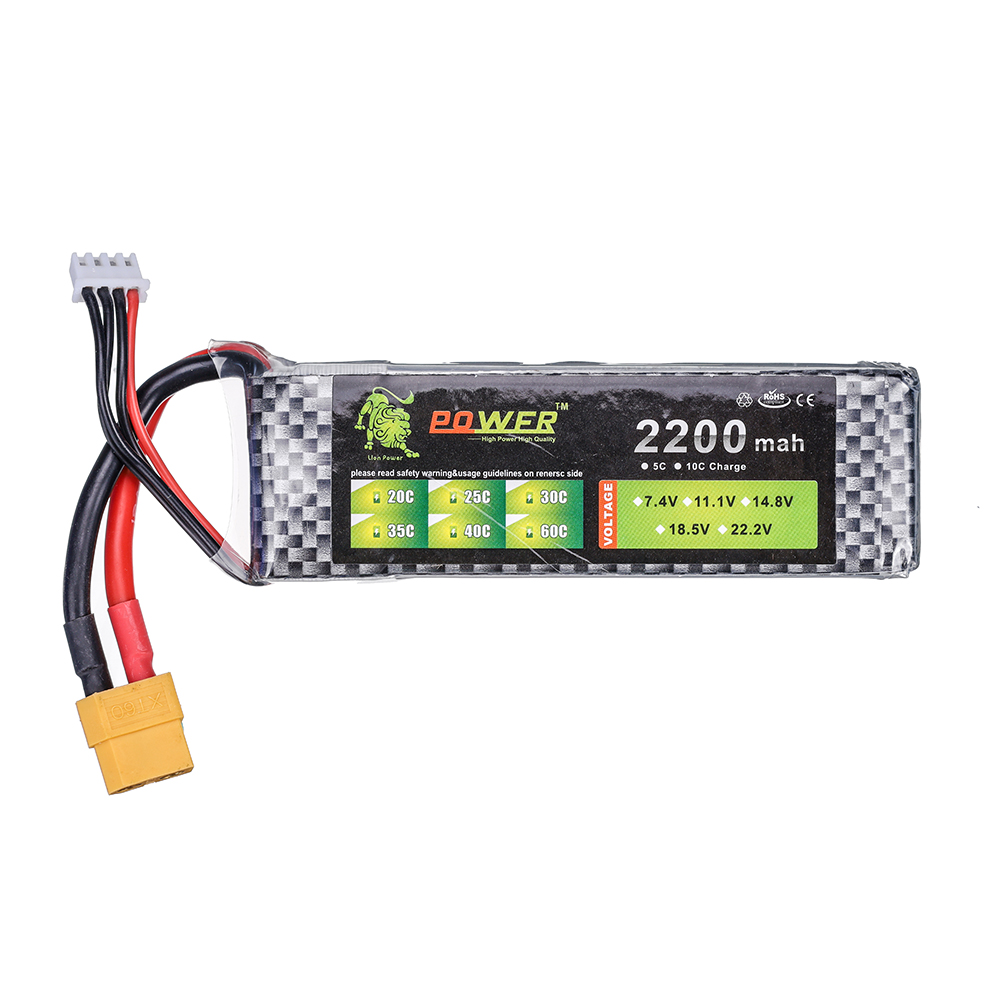 3S 11.1V 2200mAh 35C Lipo-batt - Rc Hobby Helicopter recensie en prijs