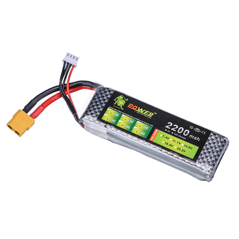 3S 11.1V 2200mAh 35C Lipo-batt - Rc Hobby Helicopter recensie en prijs