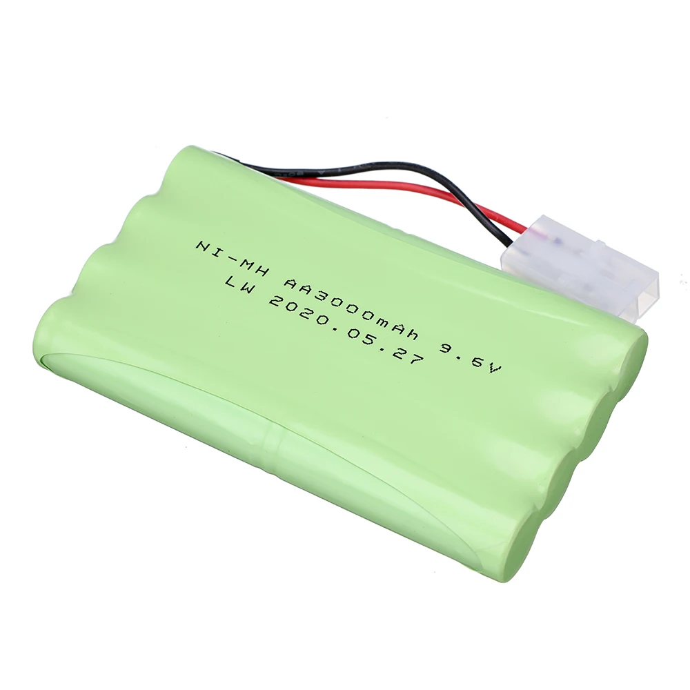 9.6V 3000mAh NiMH-batterij of  - Rc Hobby Tank recensie en prijs