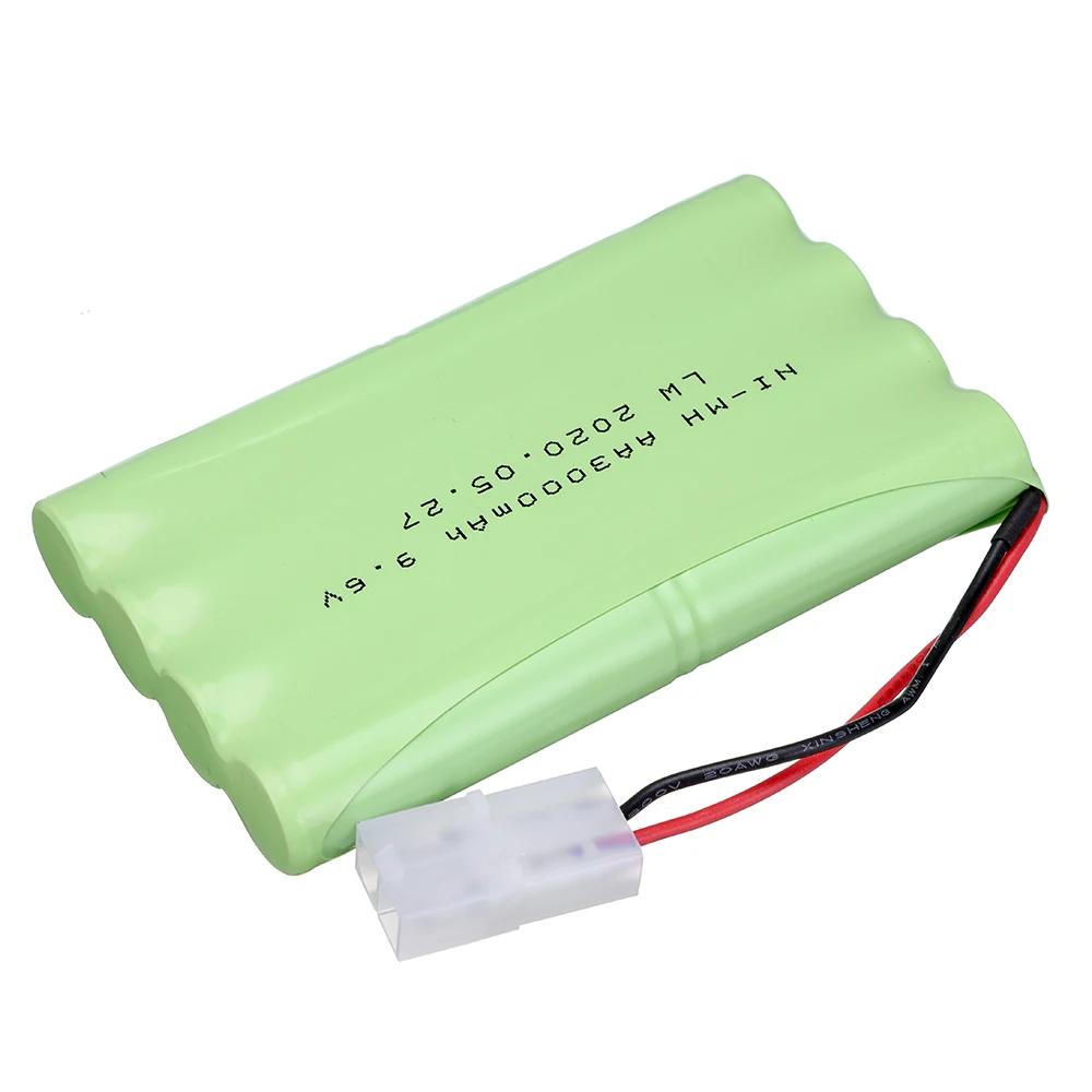 9.6V 3000mAh NiMH-batterij of  - Rc Hobby Tank recensie en prijs